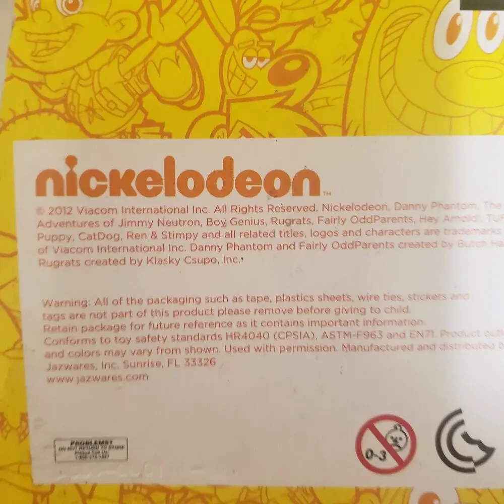 Nickelodeon Rugrats Chuckie / Raptar action figure Collectible 2012